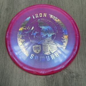 USED DiscMania IRON SAMURAI IV IV Chroma C-Line MD3 176g Pink Midrange Golf Disc